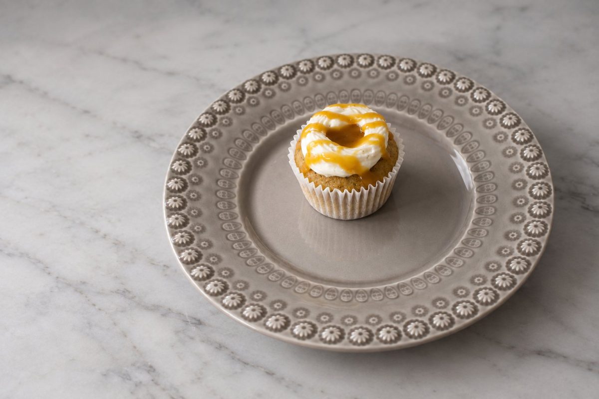 Coffee Caramel cupcake — Coffee Infused cakes topped with rich caramel